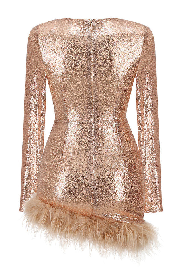 Aurora | Sequin Embellished Mini Dress - Lumina - Lumina Vancouver