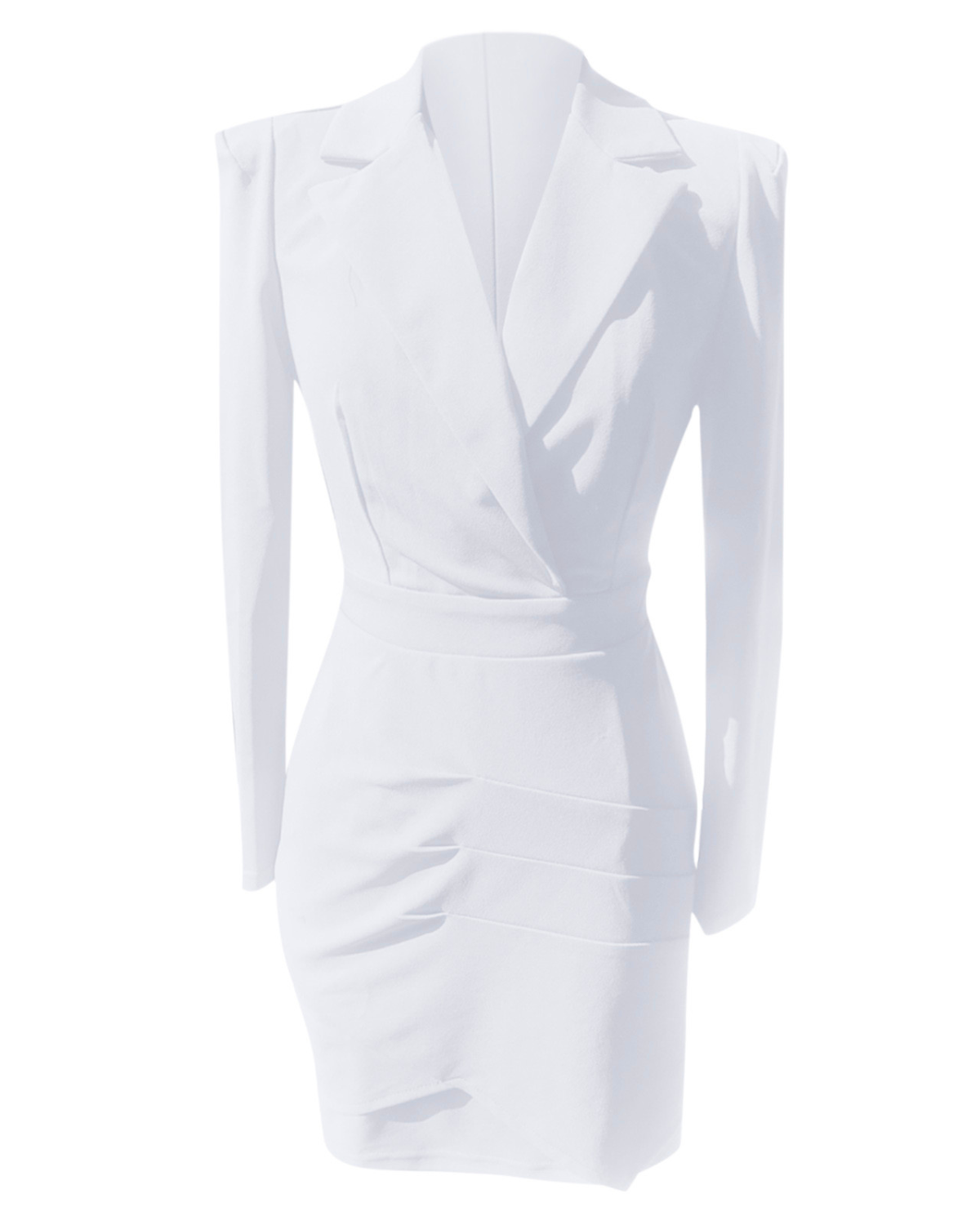 Red Nova blazer mini dress by Lumina Wear featuring a tailored fit and stylish design, perfect for a chic, modern look.