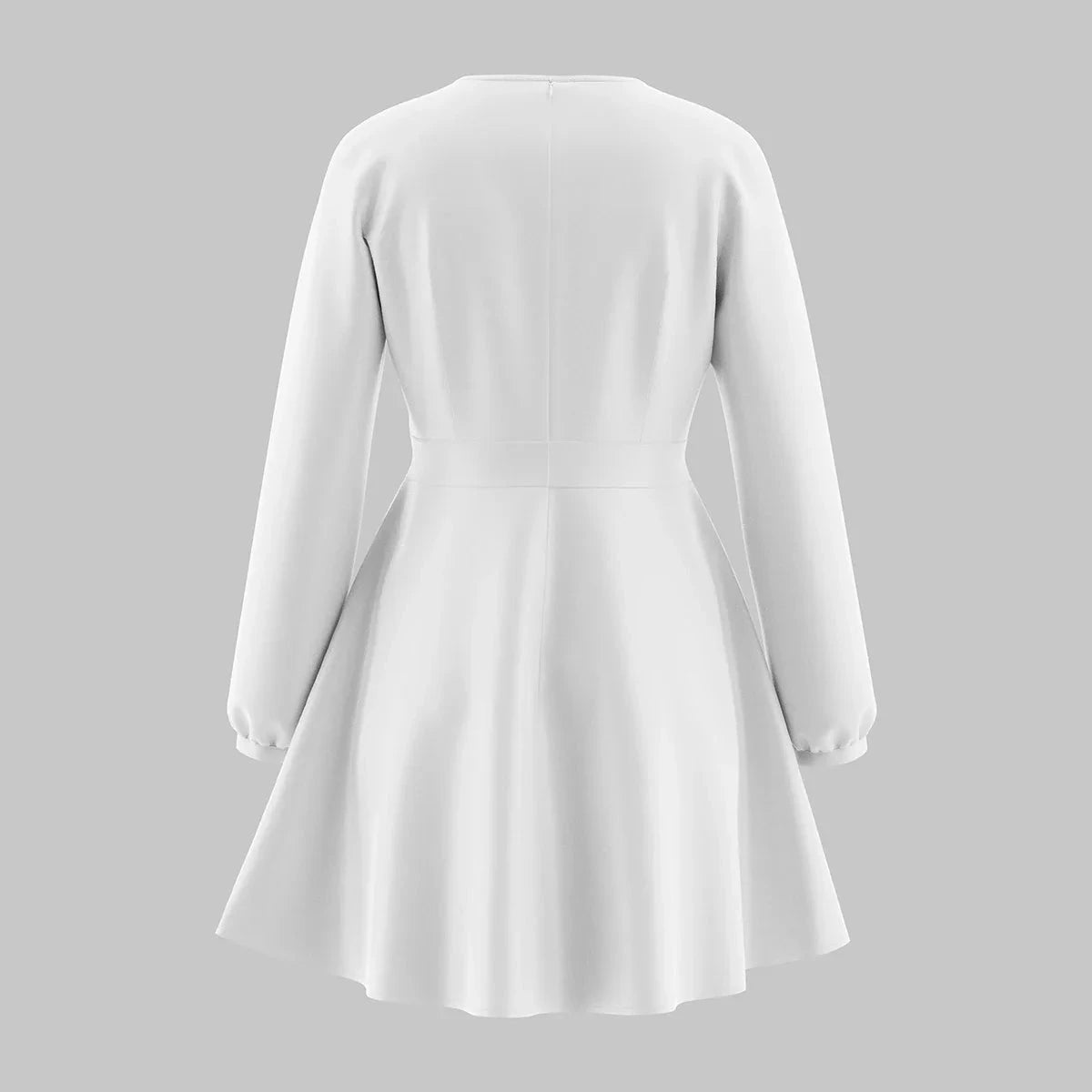 Nova | Satin Mini Dress with Deep V-Neck - Lumina - Lumina Vancouver