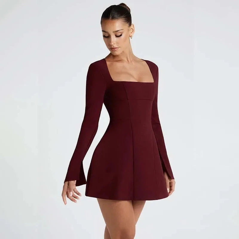 Aria | Women's Mini Dress Fit and Flare - Lumina Vancouver - Lumina Vancouver