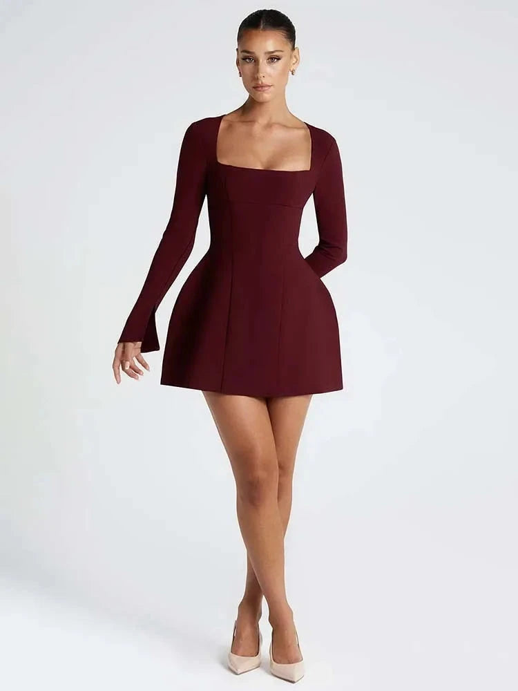 Aria | Women's Mini Dress Fit and Flare - Lumina Vancouver - Lumina Vancouver