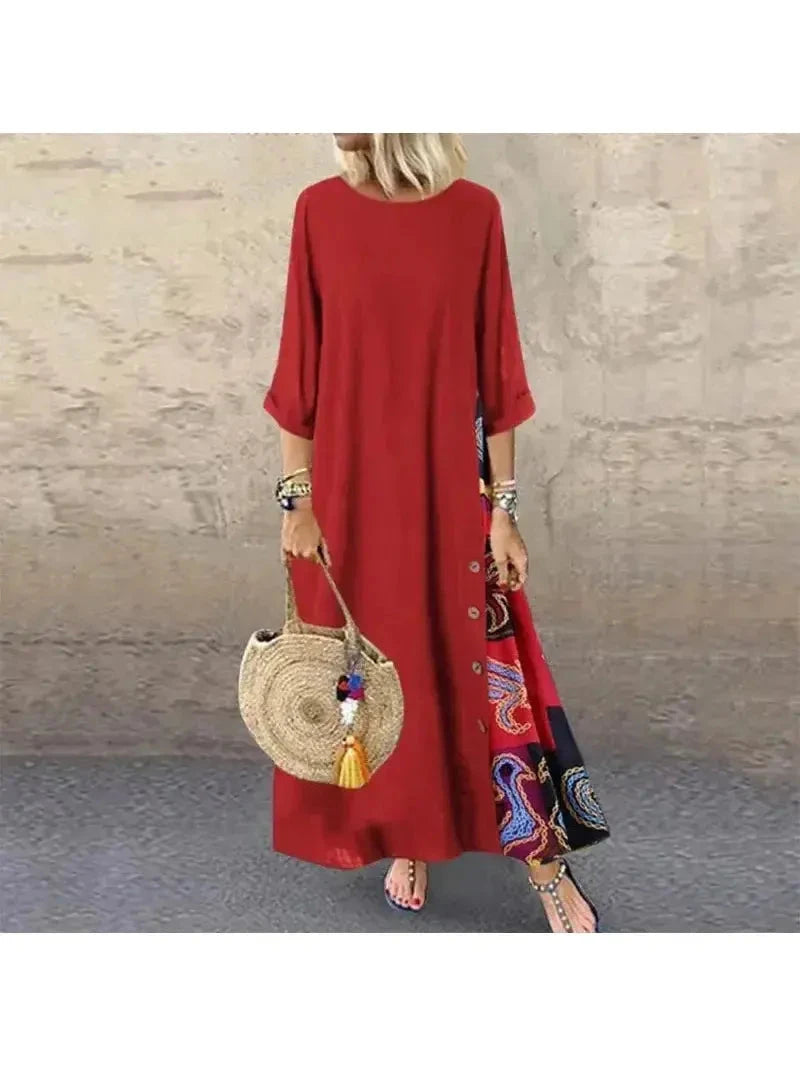Yellow Lucia casual dress by Lumina Vancouver, featuring a relaxed fit and stylish design, perfect for everyday wear.