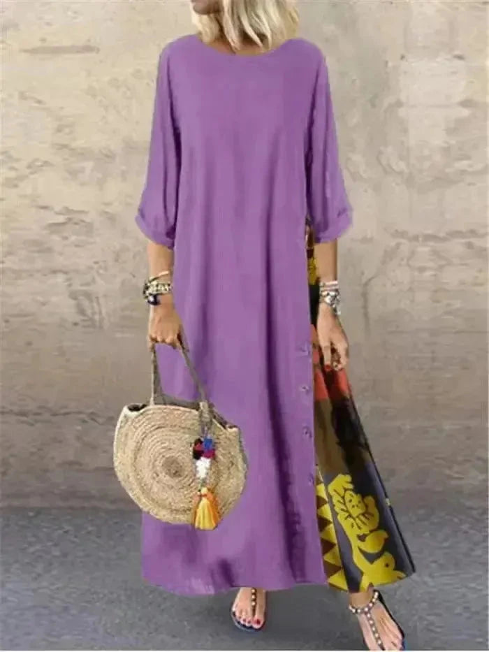 Yellow Lucia casual dress by Lumina Vancouver, featuring a relaxed fit and stylish design for everyday wear.