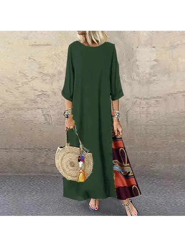 Yellow Lucia casual dress by Lumina Vancouver, featuring a relaxed fit and stylish design, perfect for everyday wear.
