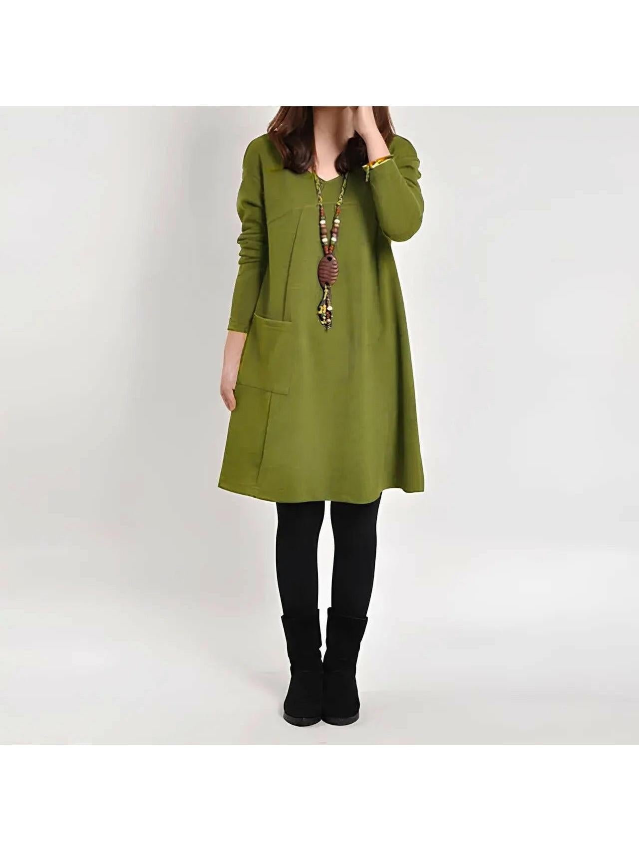 Yellow Torunn dress by Lumina Vancouver featuring a flowy, elegant design perfect for stylish occasions.