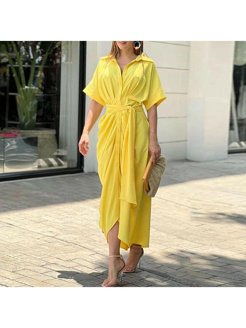Lyla™ elegant casual green dress by Lumina Vancouver, featuring a stylish, comfortable design perfect for everyday wear.