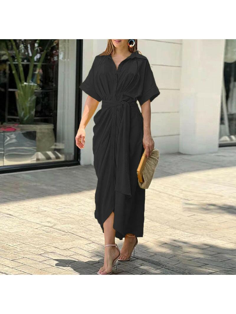 Green Lyla™ elegant casual dress by Lumina Vancouver, stylish and comfortable for everyday wear.
