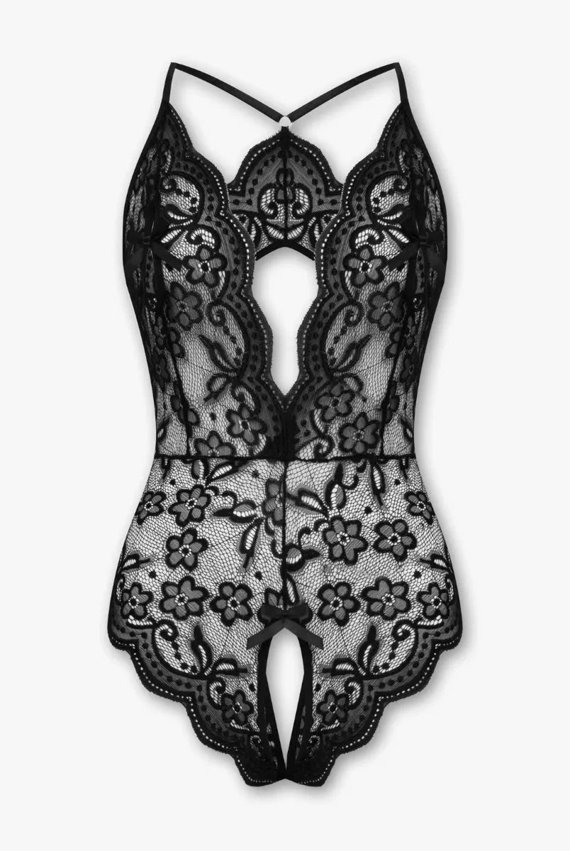 Lumina Wear Ondine Bodysuit in size S, stylish fitted bodysuit with a sleek design, shown on a model.
