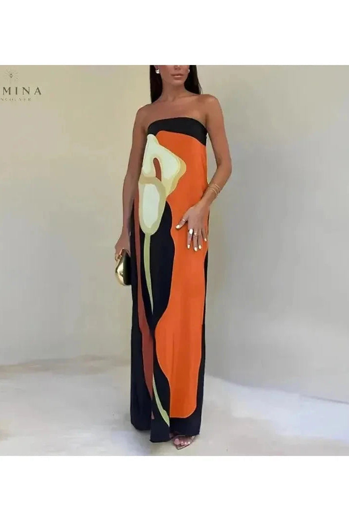 Green Marceline summer dress by Lumina Wear, featuring a breezy design perfect for holiday vibes and warm weather.
