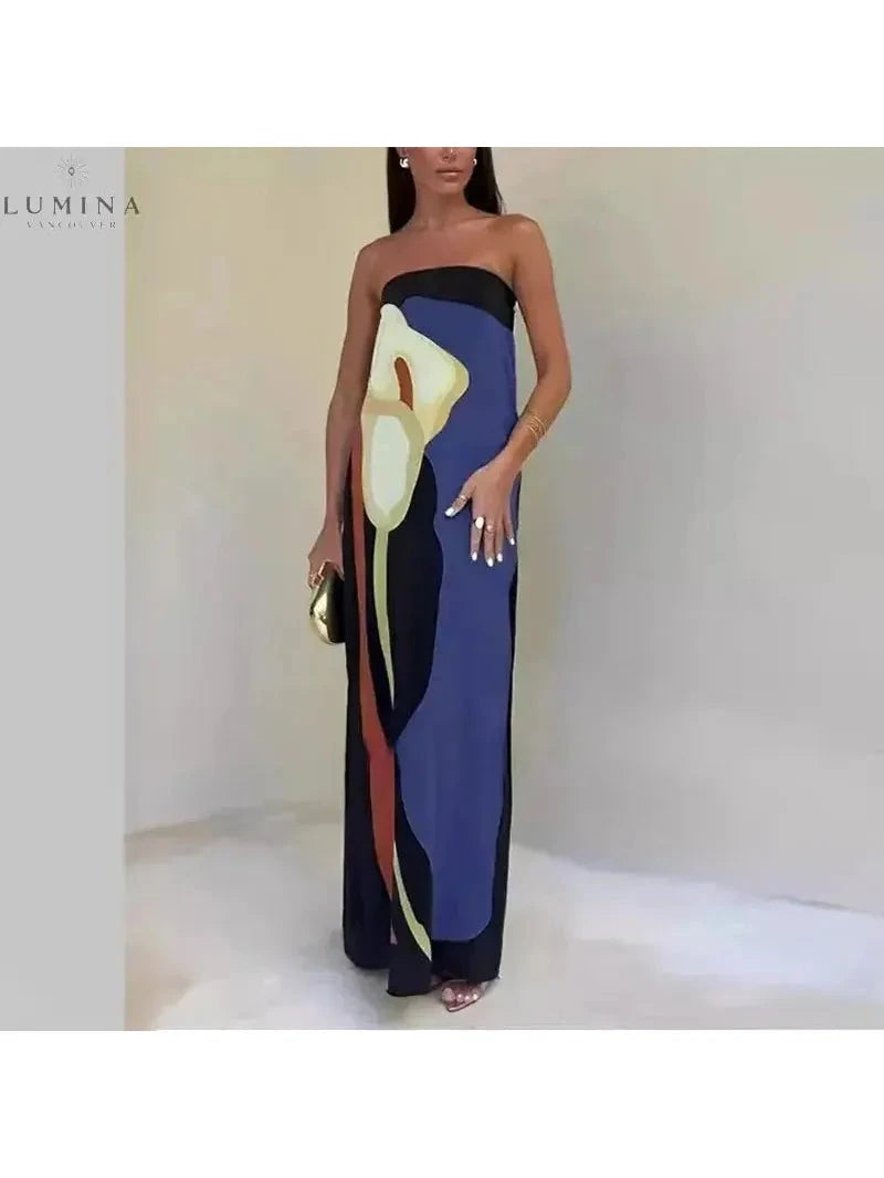 Green Marceline summer dress by Lumina Vancouver, perfect for holiday vibes, featuring light fabric and stylish design.