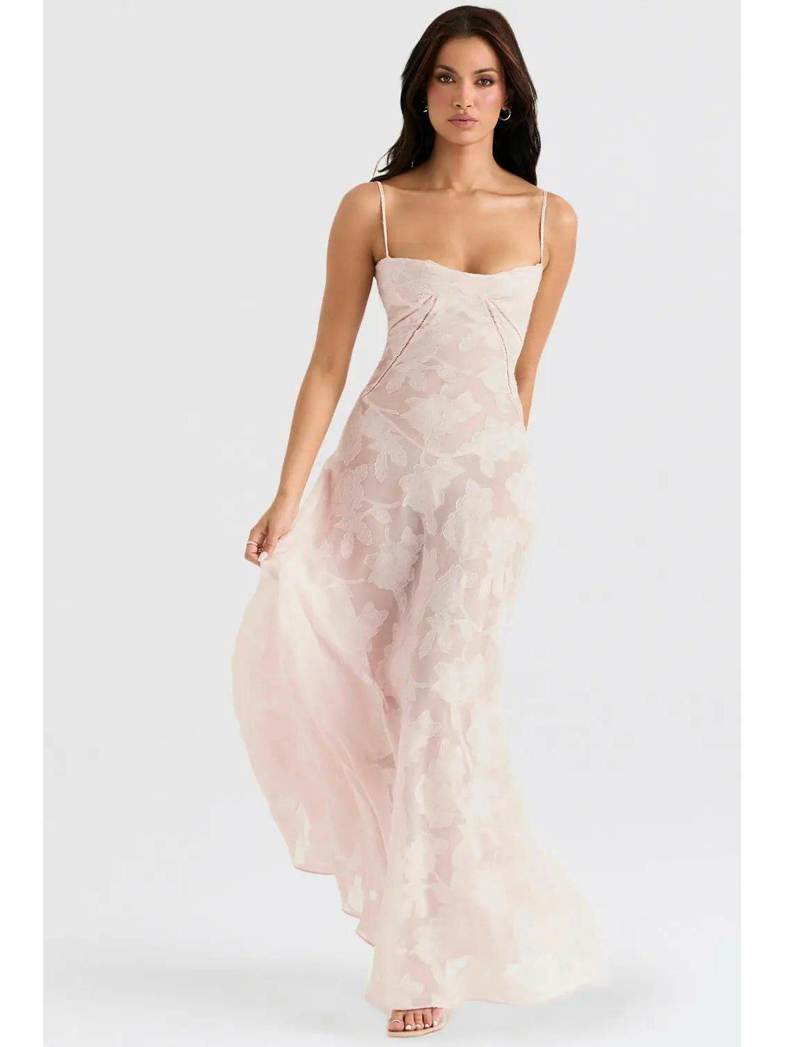 White Mireille Romantic Summer Dress by Lumina Vancouver featuring a flowy holiday vibe style, perfect for warm-weather wear.