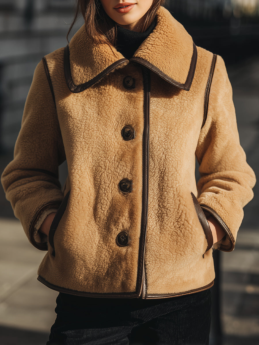 Mooyius | Faux Shearling Button-Up Jacket - Lumina Vancouver - Lumina Vancouver