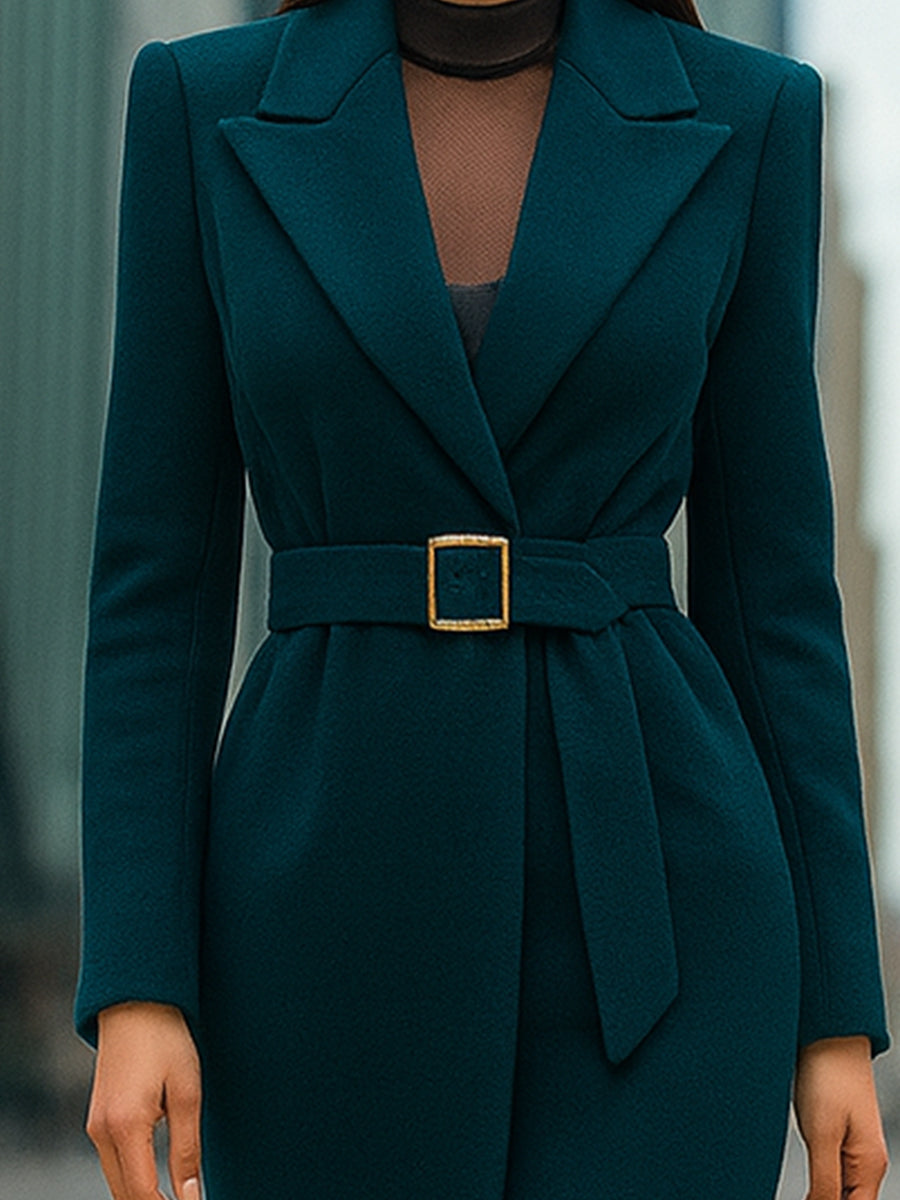 Mooyius | Tailored Belted Maxi Coat - Lumina Vancouver - Lumina Vancouver