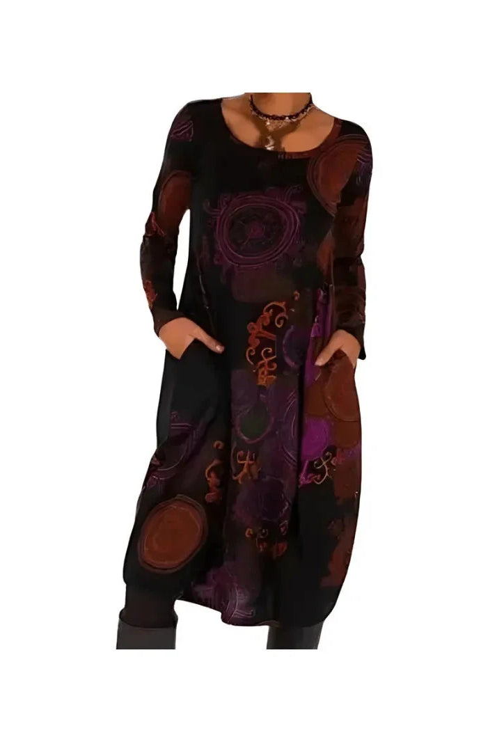 Nerina™ - Artistic Printed Dress