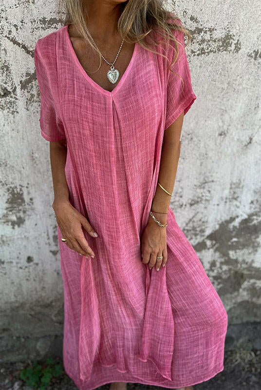 Blue Lumina Wear NIA maxi dress featuring a flowing design, perfect for casual or semi-formal occasions.