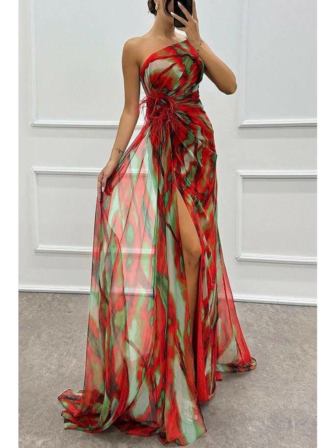 Noemi vibrant blue maxi dress by Lumina Vancouver, perfect for wedding guests, featuring elegant flowy fabric and flattering fit.