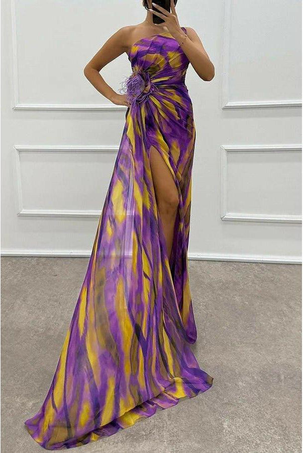 Noemi vibrant blue maxi dress by Lumina Wear, flowing style perfect for weddings and formal occasions.