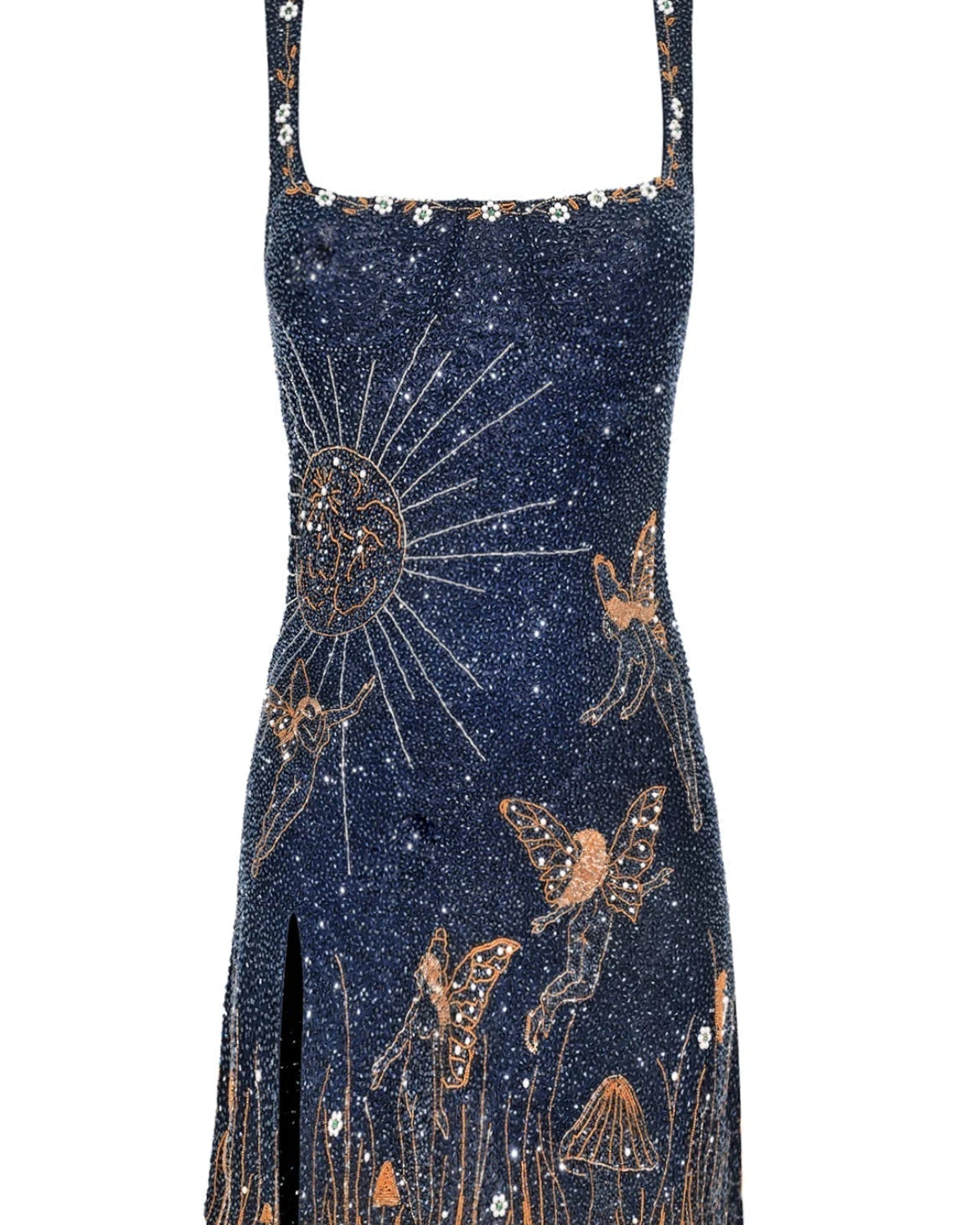 Black Nova mini dress by Lumina Wear featuring a square neckline, perfect for evening wear.