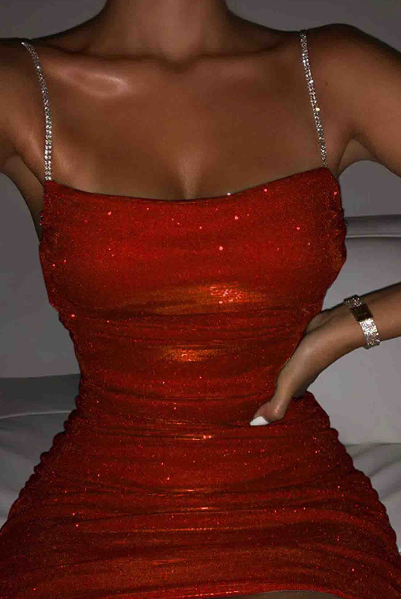 Pink Nova Nightstar bodycon mini dress by Lumina Vancouver, form-fitting design, sleeveless style, stylish for night outings.