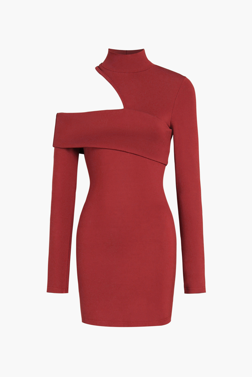 Black Nova off-shoulder bodycon mini dress by Lumina Vancouver, fitted style with sleek design for stylish occasions.