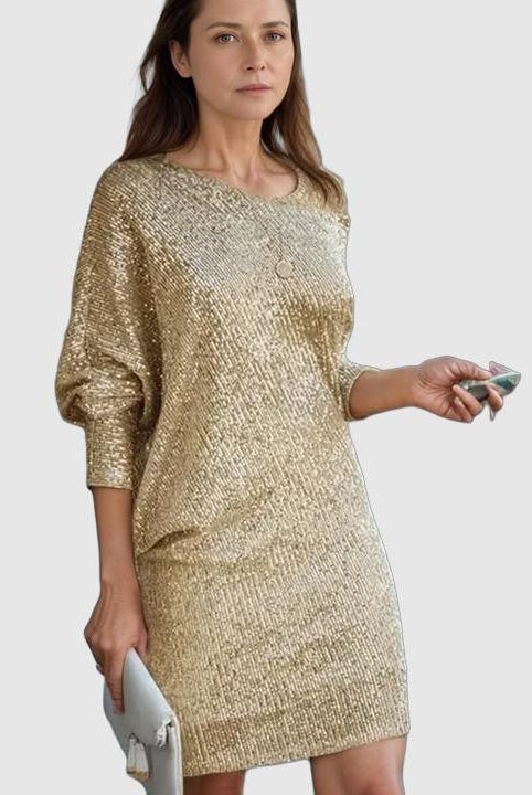 Nova | Sequin Dress Knee-Length Elegant - Lumina - Lumina Vancouver