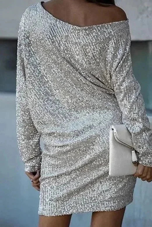 Nova | Sequin Dress Knee-Length Elegant - Lumina - Lumina Vancouver