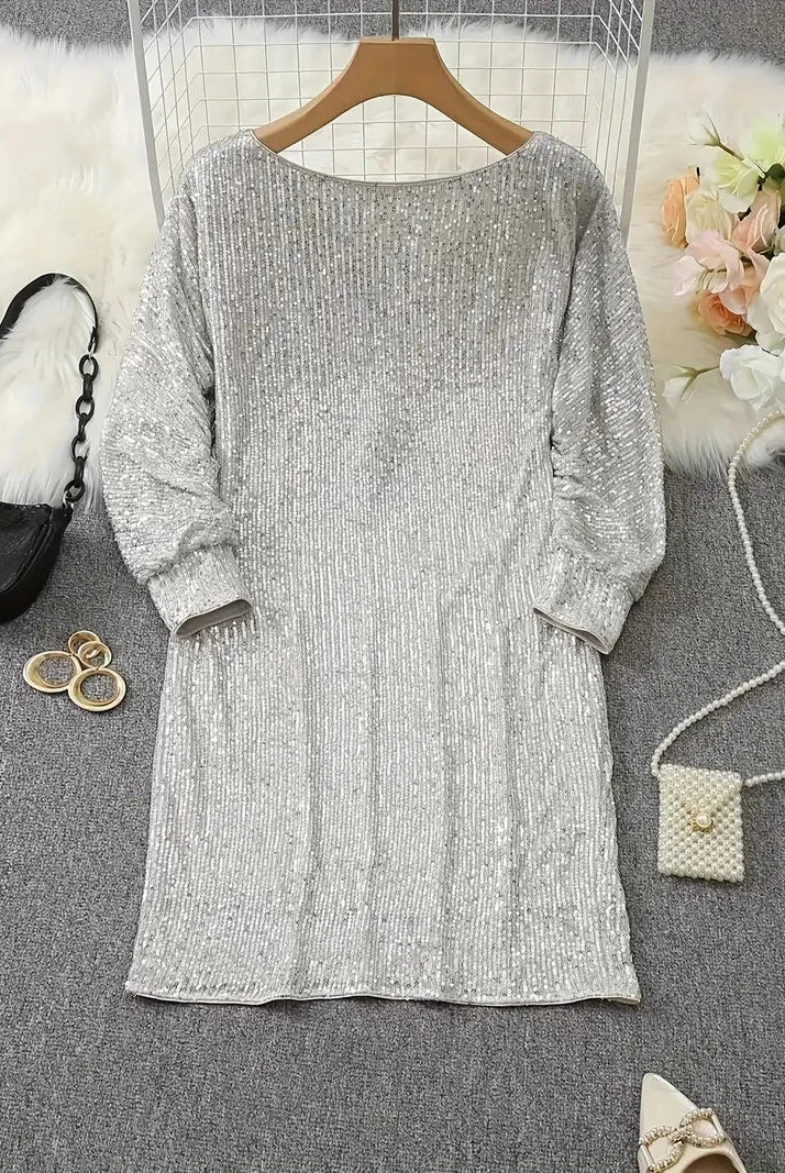 Nova | Sequin Dress Knee-Length Elegant - Lumina - Lumina Vancouver