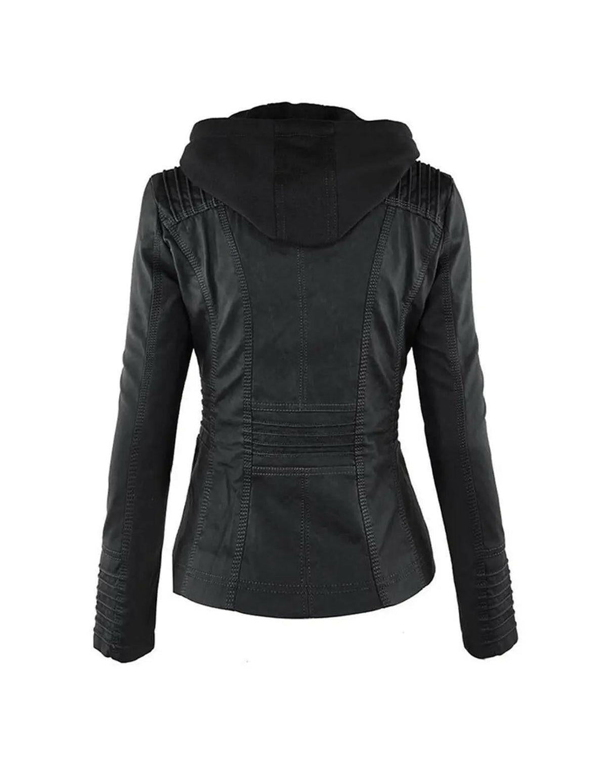 Olivia Lumina water-resistant hooded women's jacket in khaki, featuring a sleek design and durable waterproof fabric.