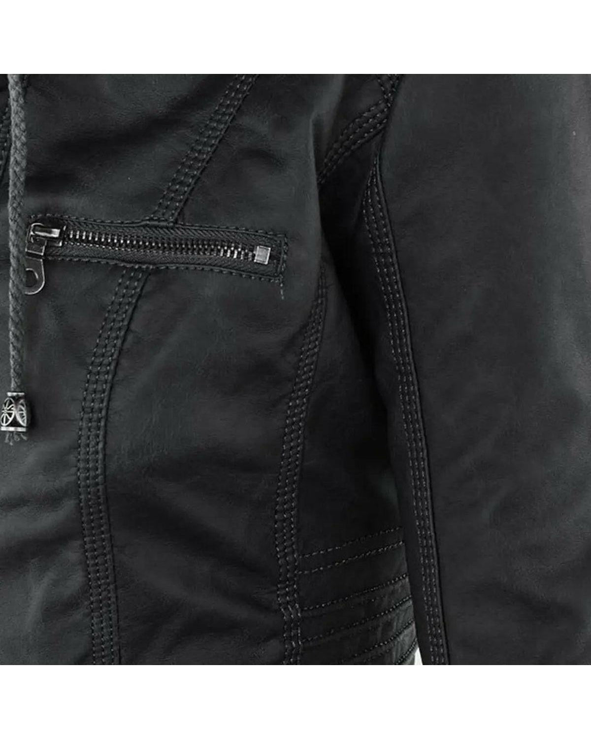 Olivia waterproof hooded jacket for women by Lumina Wear, khaki color, water-resistant outdoor jacket with hood.