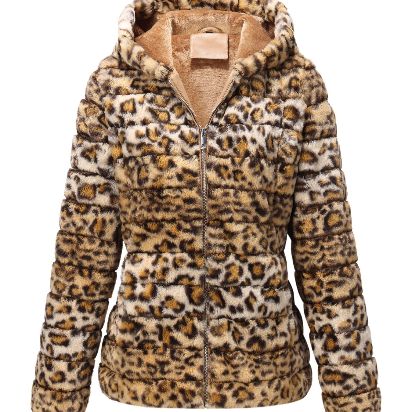Black women's plush teddy jacket with zip closure from Lumina Wear, featuring a cozy soft texture and stylish outerwear design.