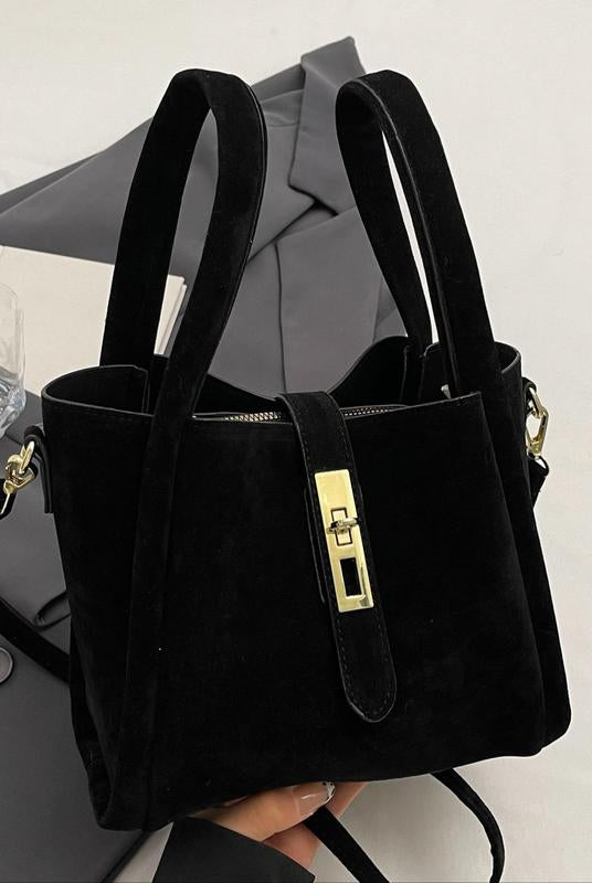 Coffee brown Serena Lumina Wear retro crossbody handbag with versatile design, featuring a chic, stylish look and adjustable strap.