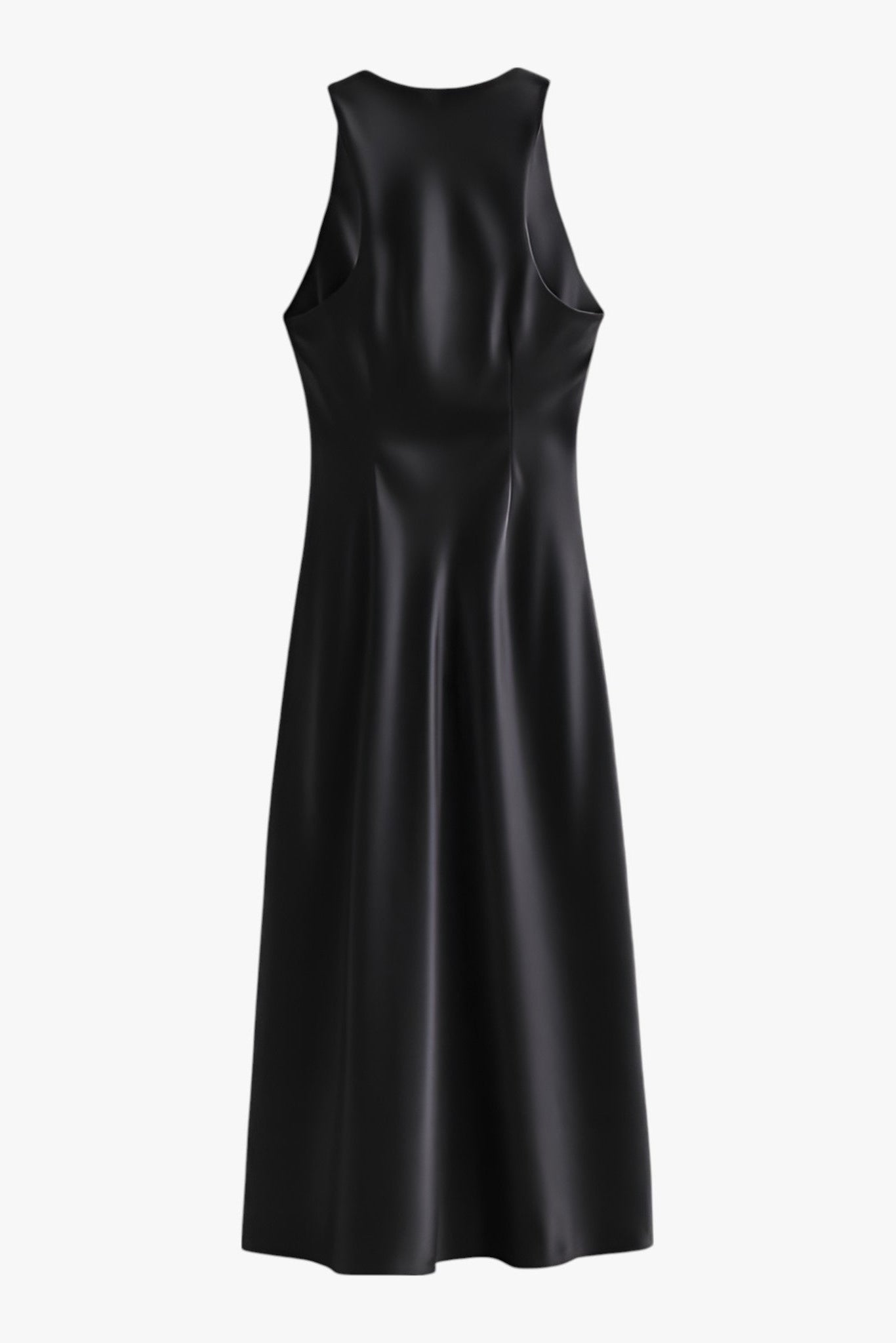 Elegant black maxi dress by Lumina Wear featuring a flattering silhouette and flowing fabric, perfect for formal occasions.