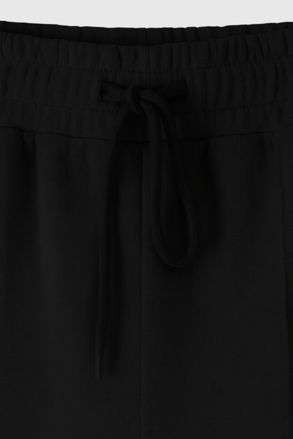 Lumina Wear Serena high waist loose fit two-piece pants set in black, casual active set for comfortable everyday wear.