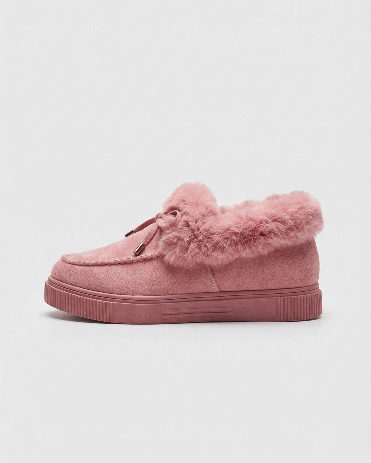 Pink cozy-lined winter boots for women by Lumina Wear, featuring stylish design and comfortable winter footwear.