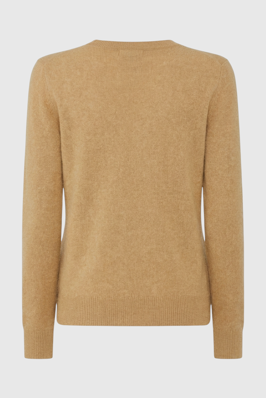 Sophia brown V-neck sweater by Lumina Wear featuring a cozy fit and flattering silhouette, perfect for casual wear.