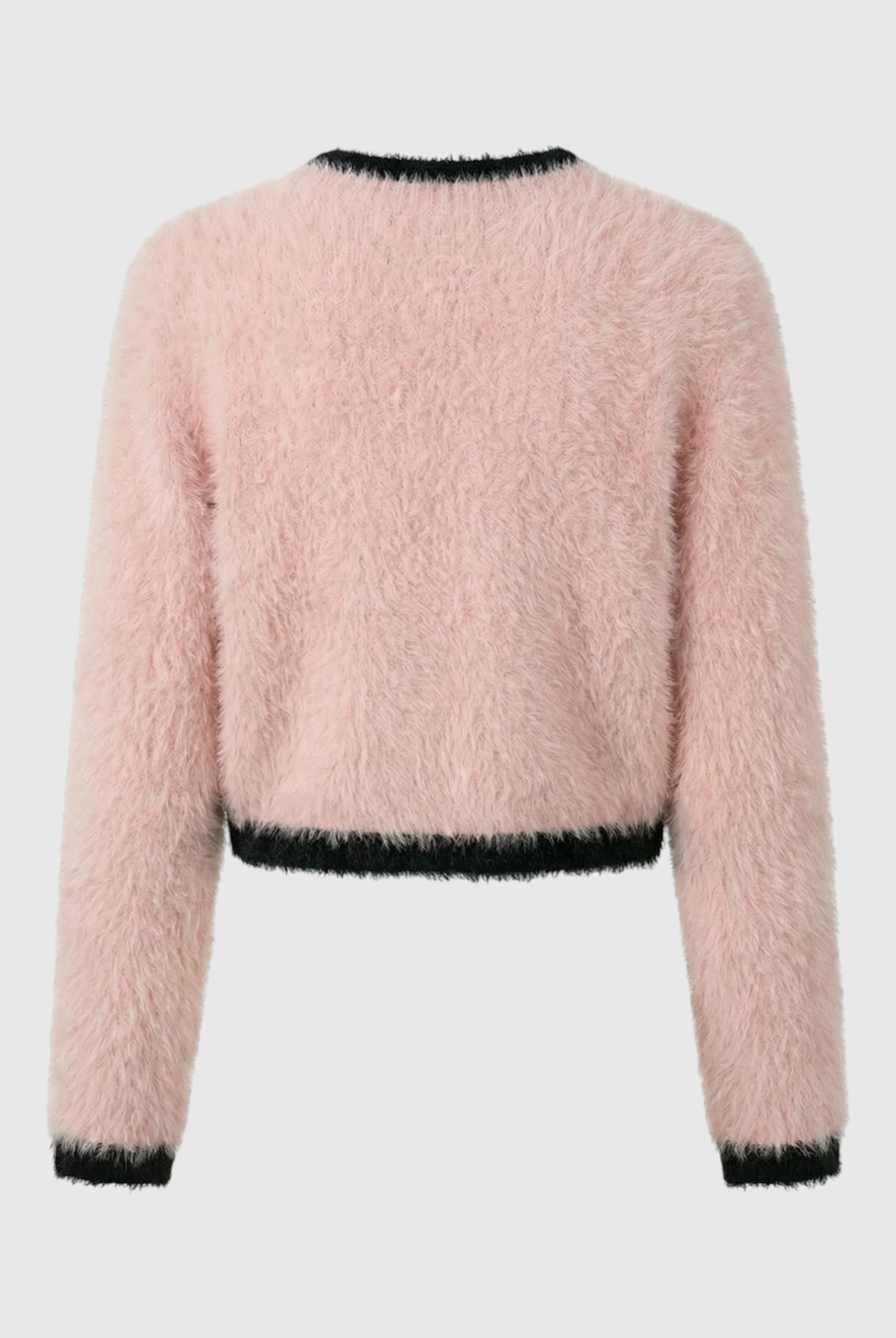 Lumina Wear Sophia cozy cropped cardigan with ribbed details, women's sweater in soft knit fabric, stylish and comfortable.