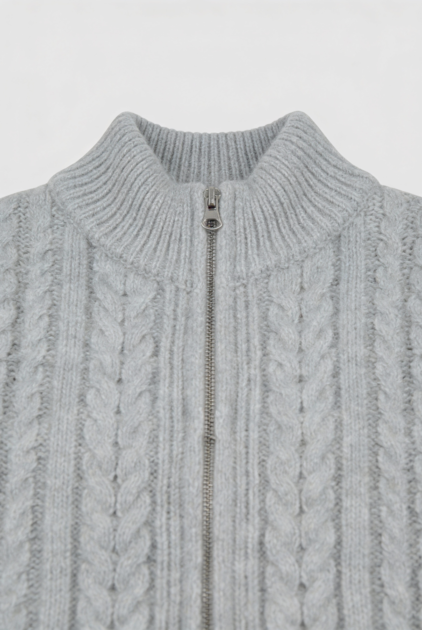Gray Sophia long cardigan sweater by Lumina Wear, featuring a cozy, relaxed fit and soft knit fabric for comfortable wear.