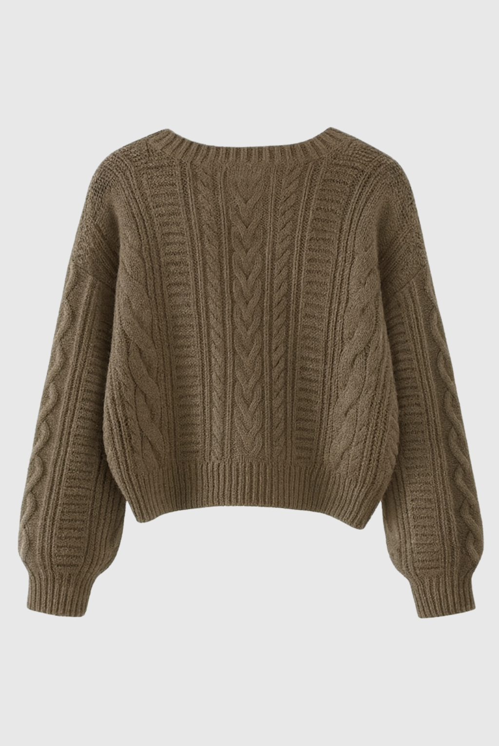 Lumina Wear Sophia cozy open front cardigan sweater, versatile layering piece with soft knit fabric and relaxed fit.
