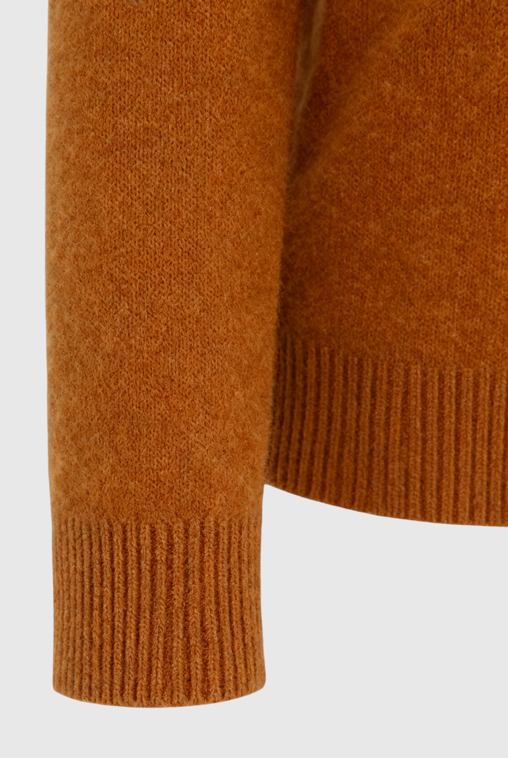 Lumina Wear Sophia cozy orange V-neck sweater with flattering fit, soft knit, and stylish design for casual wear.