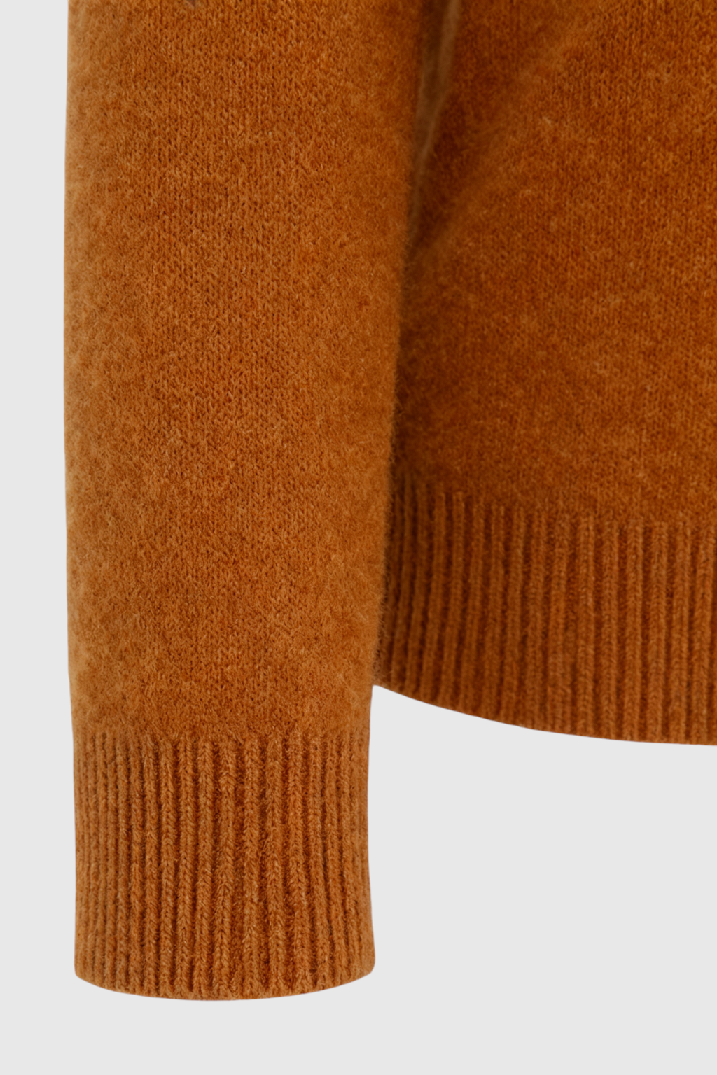 Lumina Wear Sophia cozy orange V-neck sweater with flattering fit, soft knit, and stylish design for casual wear.