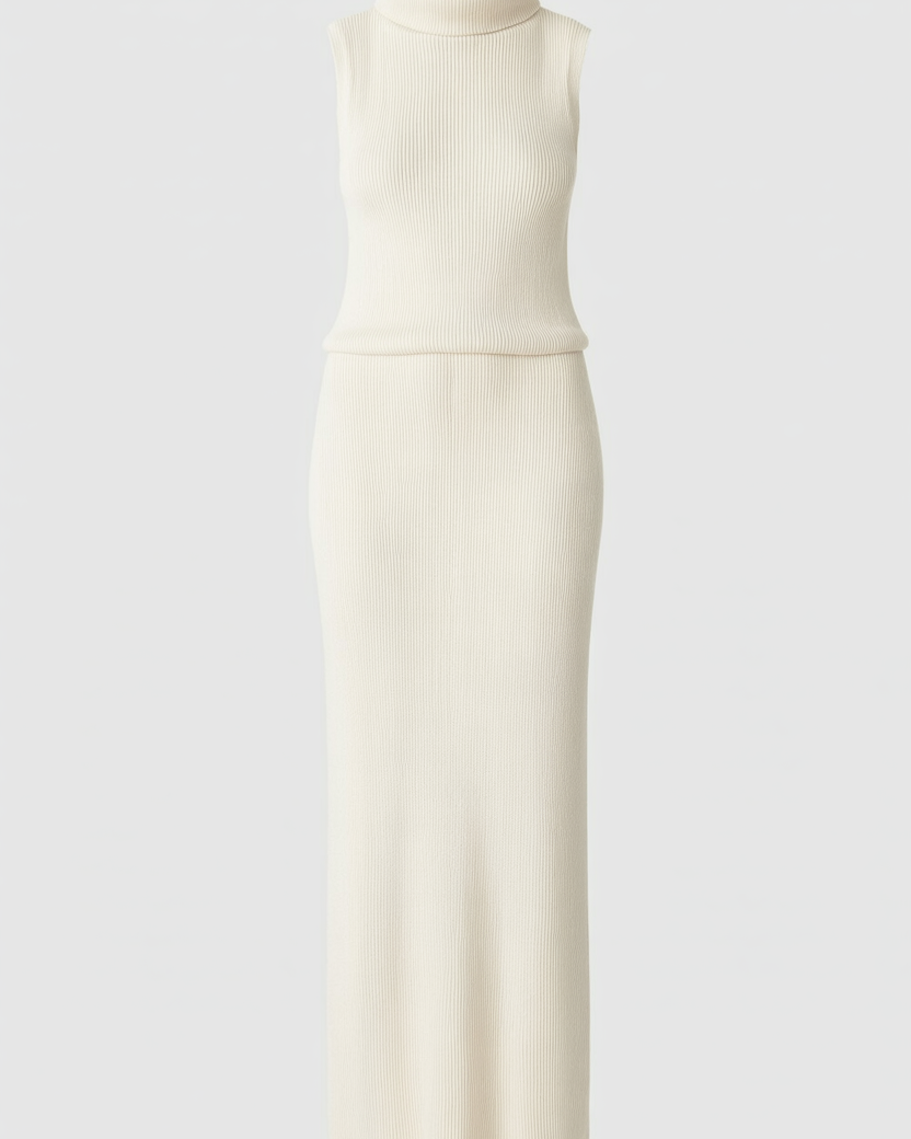 Sophia Lumina Wear apricot knit skirt set featuring a flattering fit, perfect for stylish women's fashion.