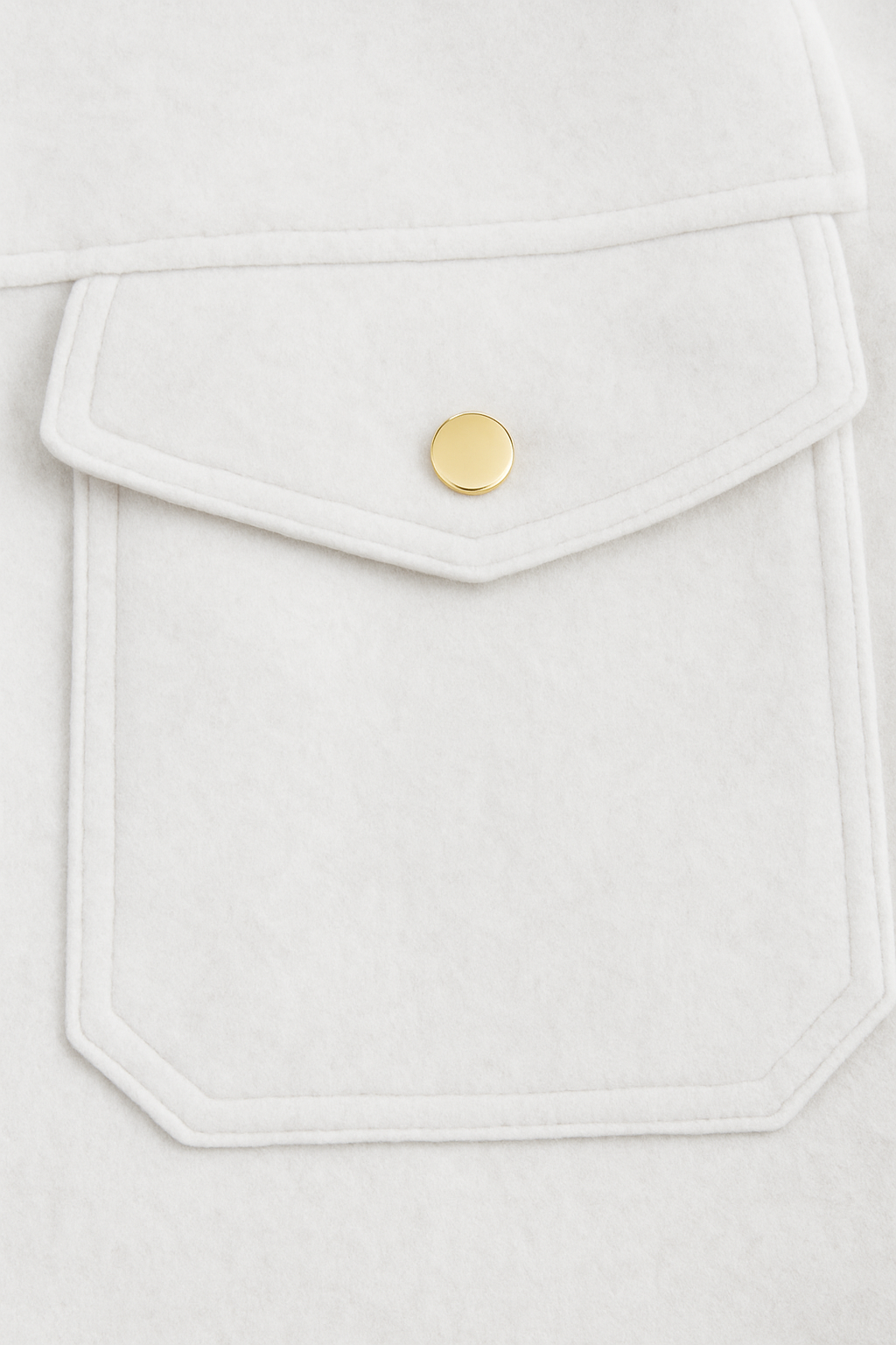 White Sophia Lumina Women's Cropped Zip-Up Jacket with functional pockets, modern design, and comfortable fit.