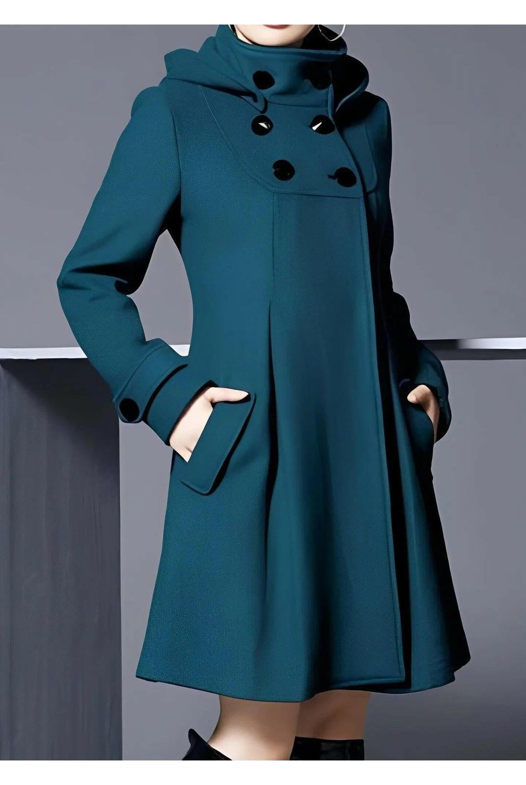 Dark green Suze jacket with side pockets by Lumina Vancouver, featuring a stylish and functional design in size XS.