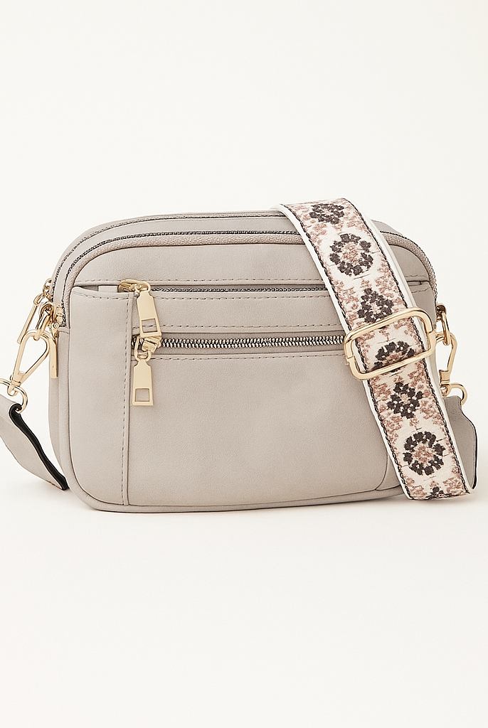 Dark brown Victoria vegan leather shoulder bag by Lumina Wear, bohemian-inspired handbag with stylish design and adjustable strap.