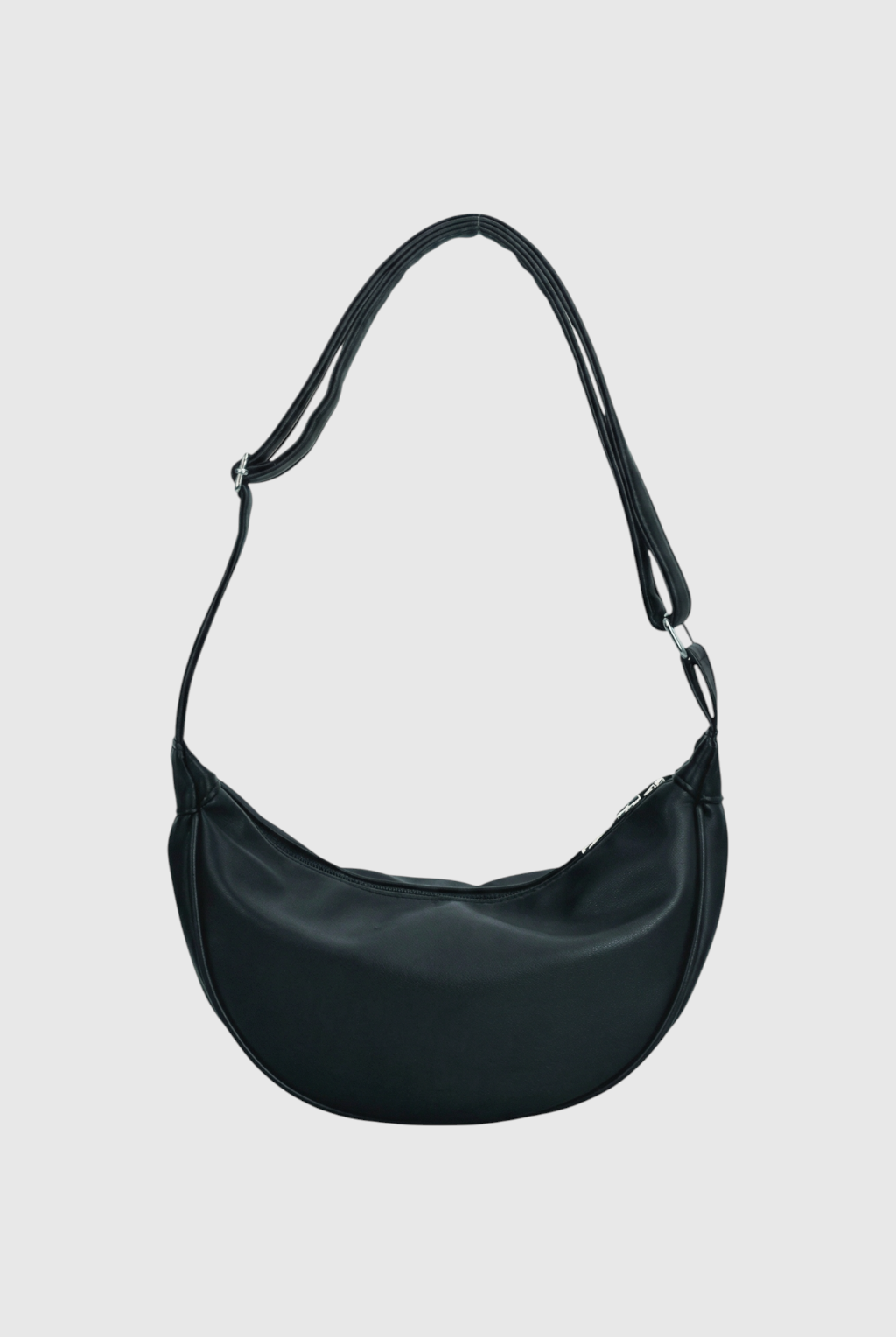 Black Victoria Lumina Wear adjustable belt handbag with multiple pockets, stylish and functional for everyday use.