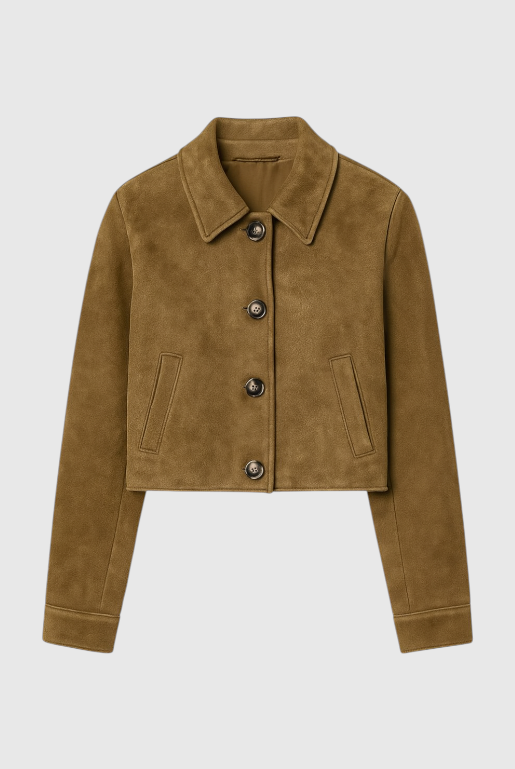 Victoria black button jacket by Lumina Wear featuring breathable fabric and stylish design for a chic look.