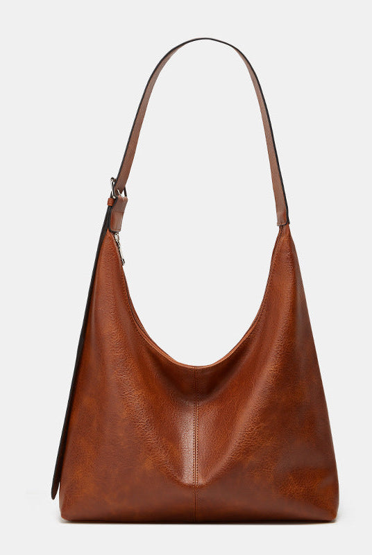 Victoria commuter tote by Lumina Wear, stylish brown handbag with durable design and ample storage for everyday use.