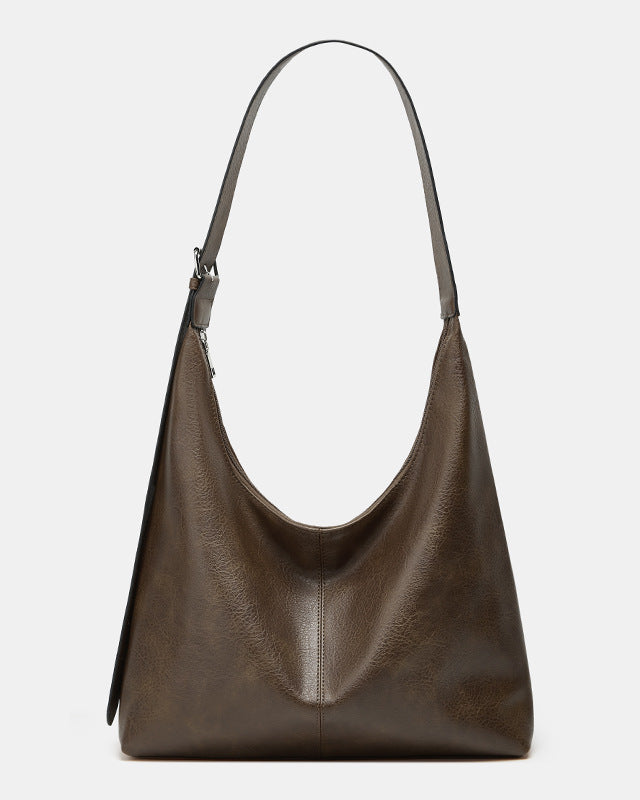 Lumina Wear Victoria commuter tote handbag in brown with ample storage and chic durable design for everyday use