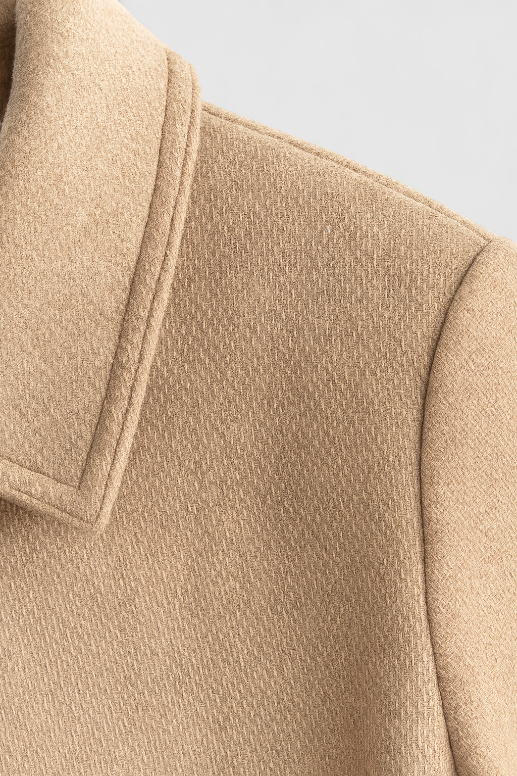 Victoria women's khaki windbreaker jacket with lapel collar by Lumina Wear, stylish and lightweight for casual outdoor wear.
