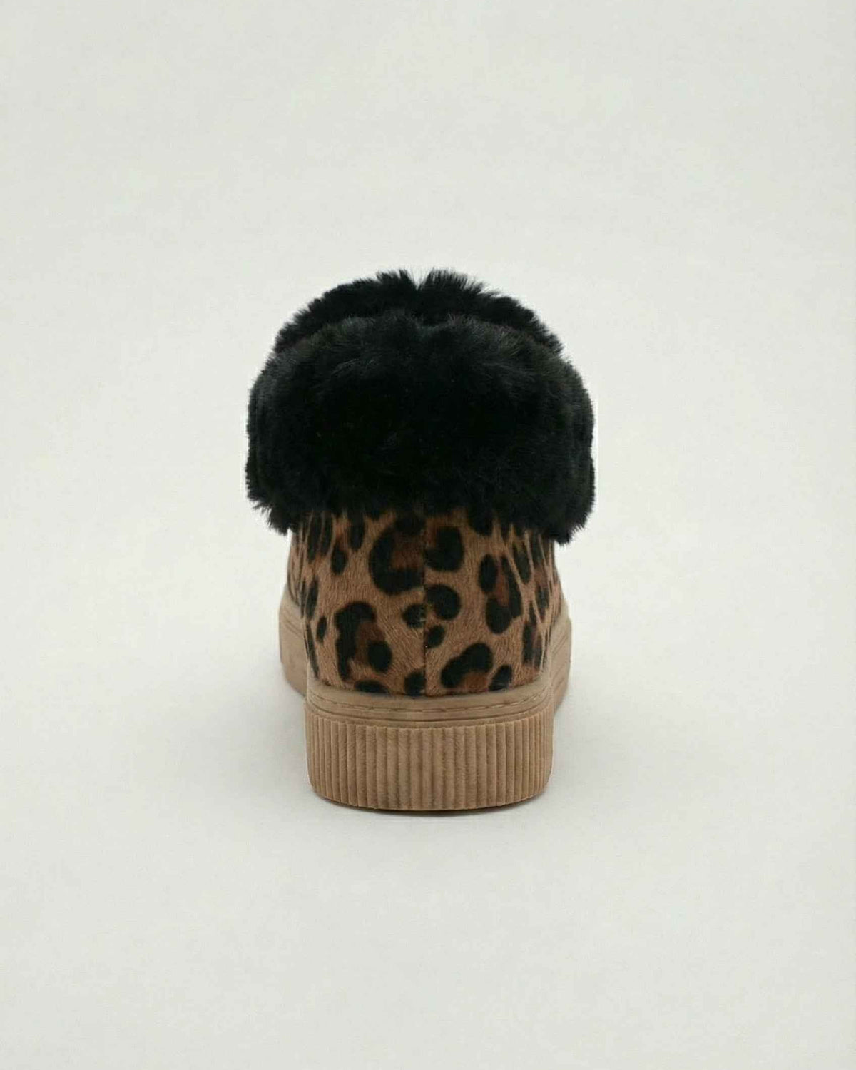 Lumina Wear Victoria leopard print ankle boots with cozy lining, stylish footwear featuring a chic leopard pattern and comfortable design.